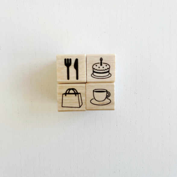 Food Mini Stamp Set