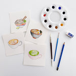 05.18.24 Watercolor Asian Foods Workshop Ticket (In-Studio)