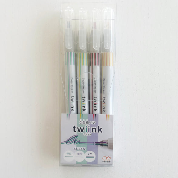 Twiink 2 Color Line Pen - Set of 4