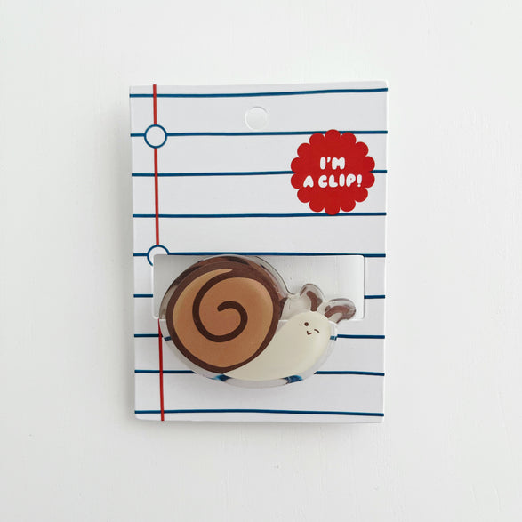 Snail Acrylic Clip