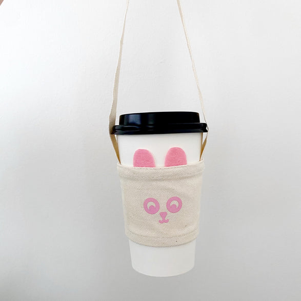 Pink Bear Drink Carrier