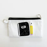 Zipper Pouch: Composition Notebook + Pencil