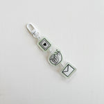 Bag Charm Keychain: P+CP