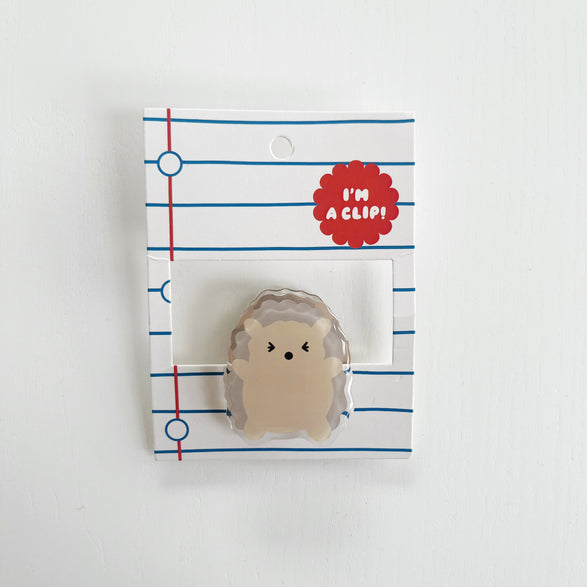 Hedgehog Acrylic Clip