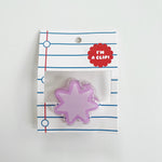 Purple Starburst Acrylic Clip