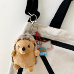 Mochi Hedgehog Plushie Keychain