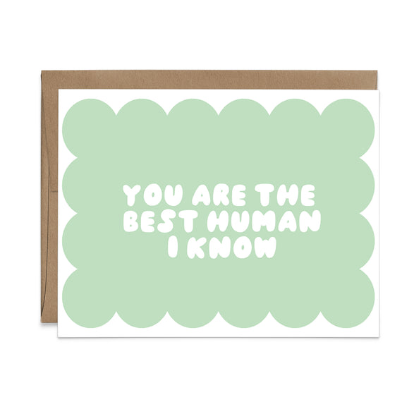 Best Human I Know Card