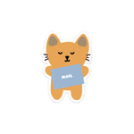 Pumpkin the Cat Vinyl Sticker