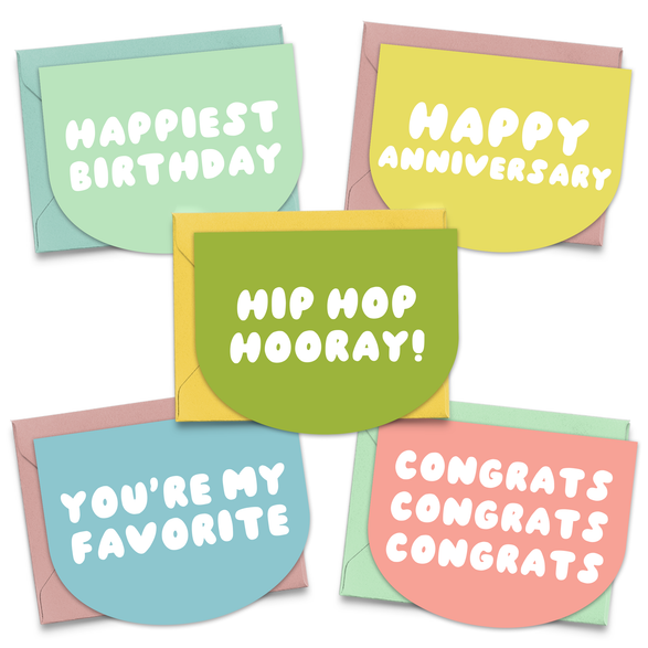 Die Cut Greeting Card Boxed Set