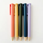 Nakabayashi Click + Refillable Eraser - 5 color options