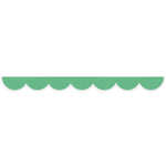Green Scalloped Die Cut Washi Tape - 20mm