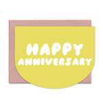 Happy Anniversary Yellow Card