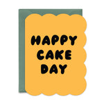 Happy Cake Day Yellow Card