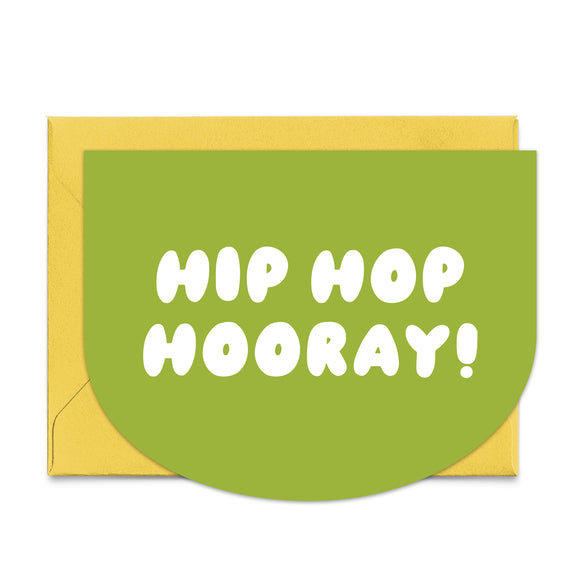 Hip Hop Hooray Chartreuse Card