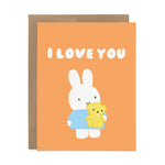 I Love You Bunny Card