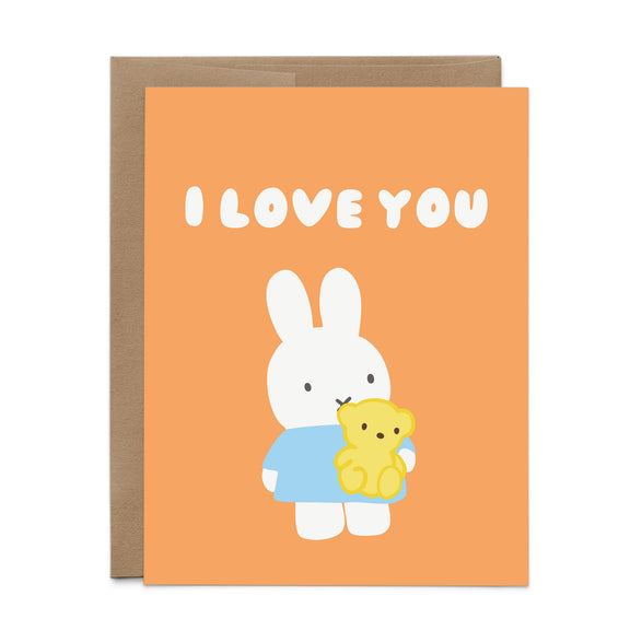 I Love You Bunny Card