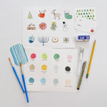 12.06.25 Winter + Holiday Watercolor Workshop Ticket (In-Studio)