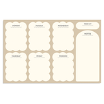 Weekly Notepad: Neutral Shapes