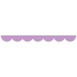 Purple Scalloped Die Cut Washi Tape - 20mm
