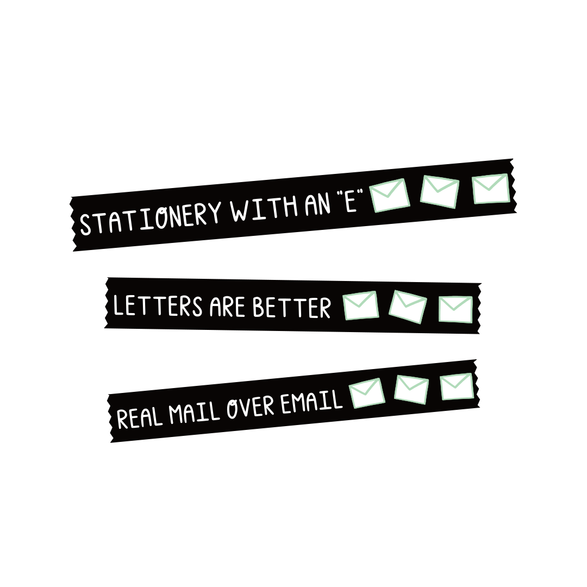 Real Mail Over Email Washi Tape - 15mm
