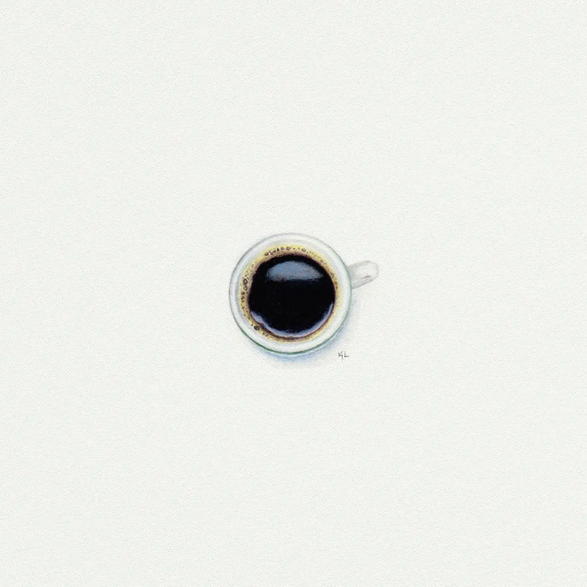 5x5 Art Print: Mini Coffee Cup