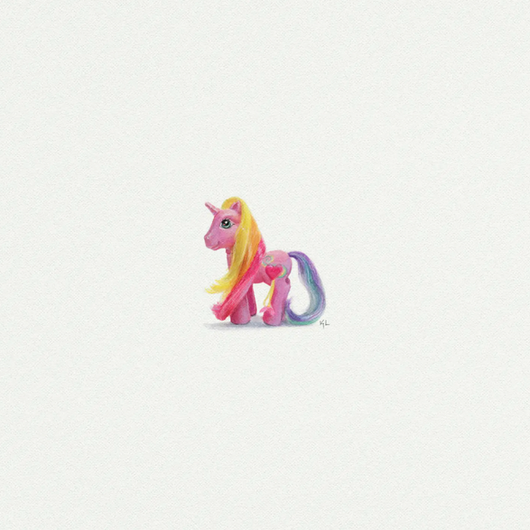 5x5 Art Print: Mini My Little Pony