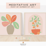 Paint By Numbers Kit + Easel: Citrus + Leaves
