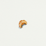 5x5 Art Print: Mini Croissant