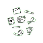 P+CP Stationery Sticker Flakes - Set of 40