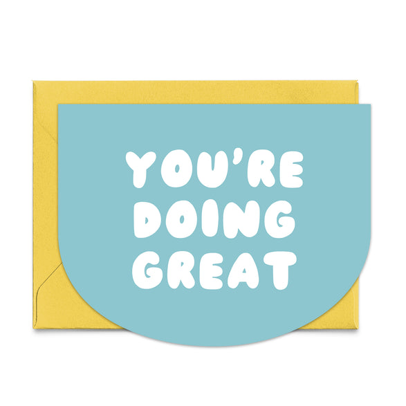 You're Doing Great Blue Card