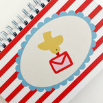 Blank Paper Notebook: Bird with Envelope