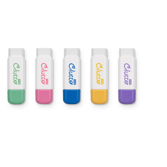 Clutto Twist Up Eraser - 5 color options