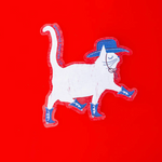 Cowboy Cat Sticker