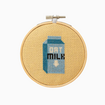 Cross Stitch Kit: Oat Milk