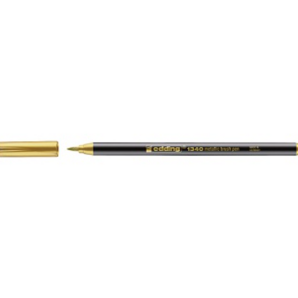 Edding Metallic Brush Pen - 6 Color Options