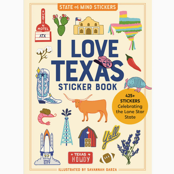 I Love Texas Sticker Book