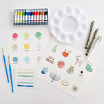 12.06.25 Winter + Holiday Watercolor Workshop Ticket (In-Studio)
