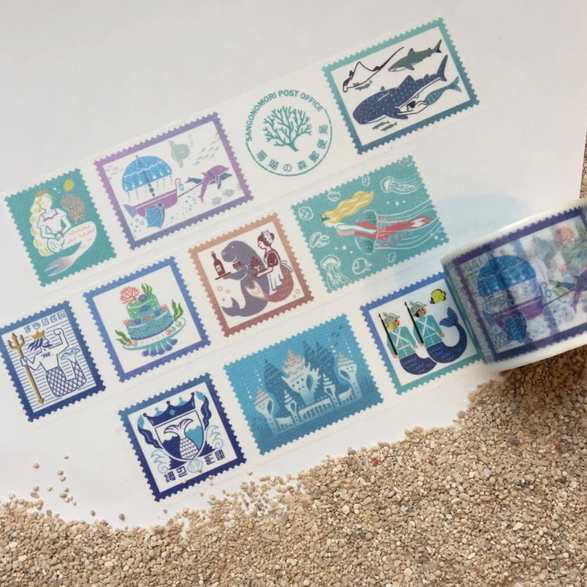 Kingdom of the Sea Kyupodo Washi Tape (32mm)