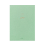 Dot Grid Midori Notepad: Soft Green