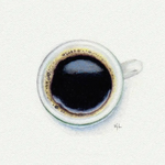 5x5 Art Print: Mini Coffee Cup