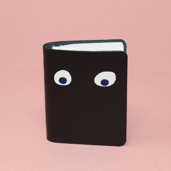 Blank Mini Notebook: Black