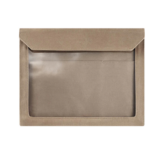 Flatty Canvas Storage Bag: Mocha
