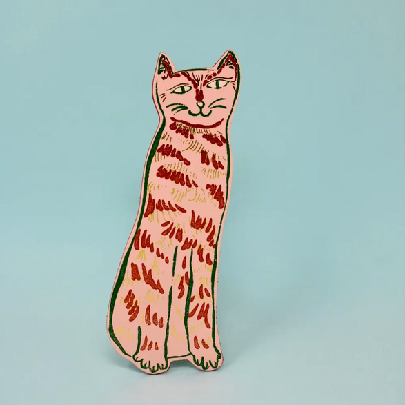 Pink Cat Bookmark