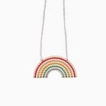 Embroidery Necklace Kit: Rainbow