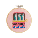Cross Stitch Kit: Sardines