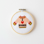 Cross Stitch Kit: Books Sweater