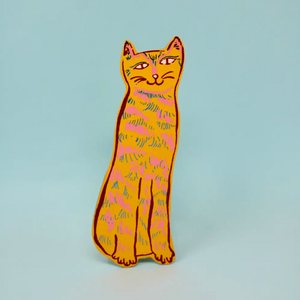Yellow Cat Bookmark