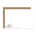 Custom Stationery: Armadillo