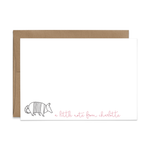 Custom Stationery: Armadillo