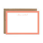 Custom Stationery: Classic Border - 14 Color Options